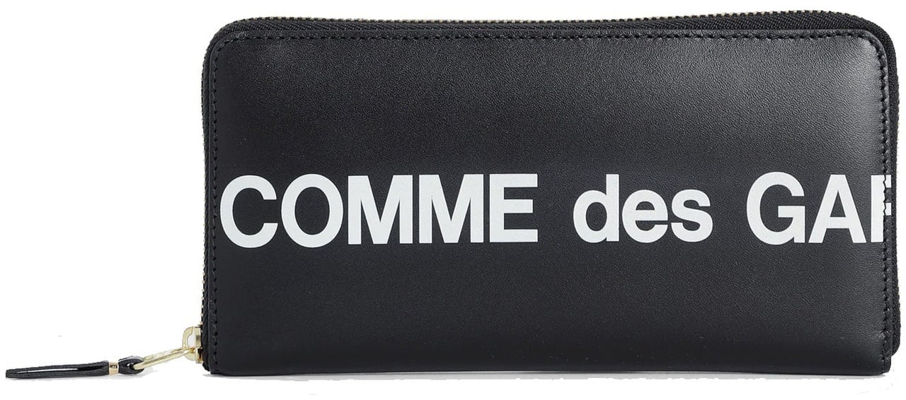 Comme des Garçons Huge Logo Wallet Zwart