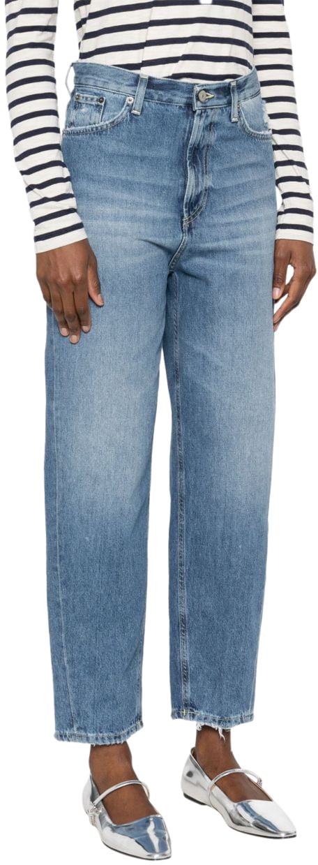 Dondup Trousers Blue Blauw