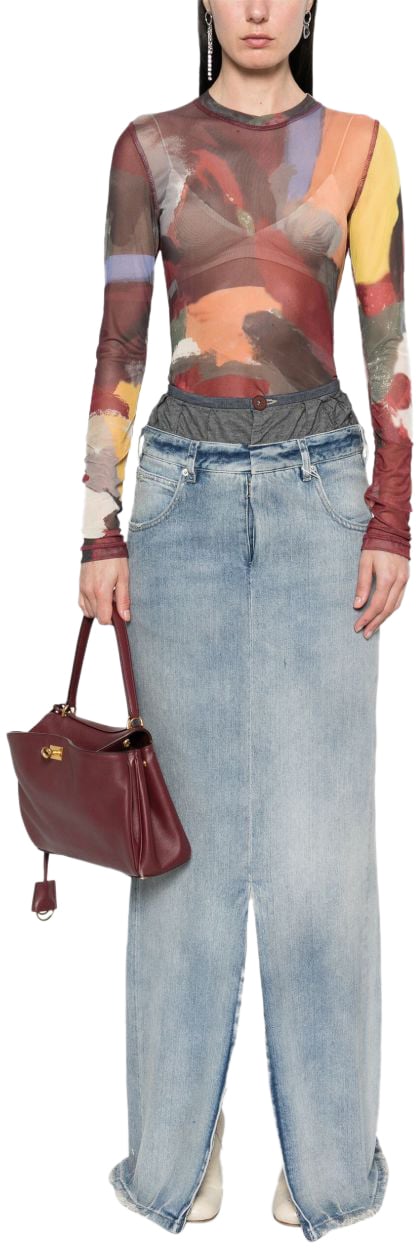 Maison Margiela Skirts Clear Blue Blauw