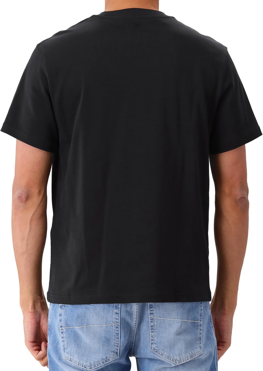 AMI Paris AMI Paris T-shirt Zwart Embosse Zwart