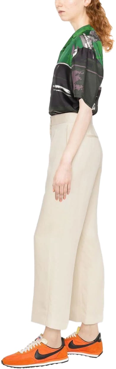 MSGM pantalone beige Beige