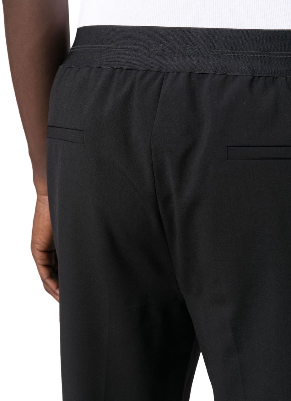 MSGM pantalone black Zwart
