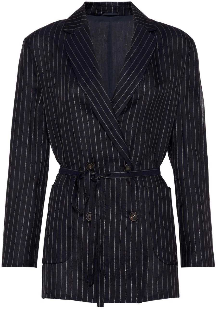 Brunello Cucinelli Giacca M/l Blauw