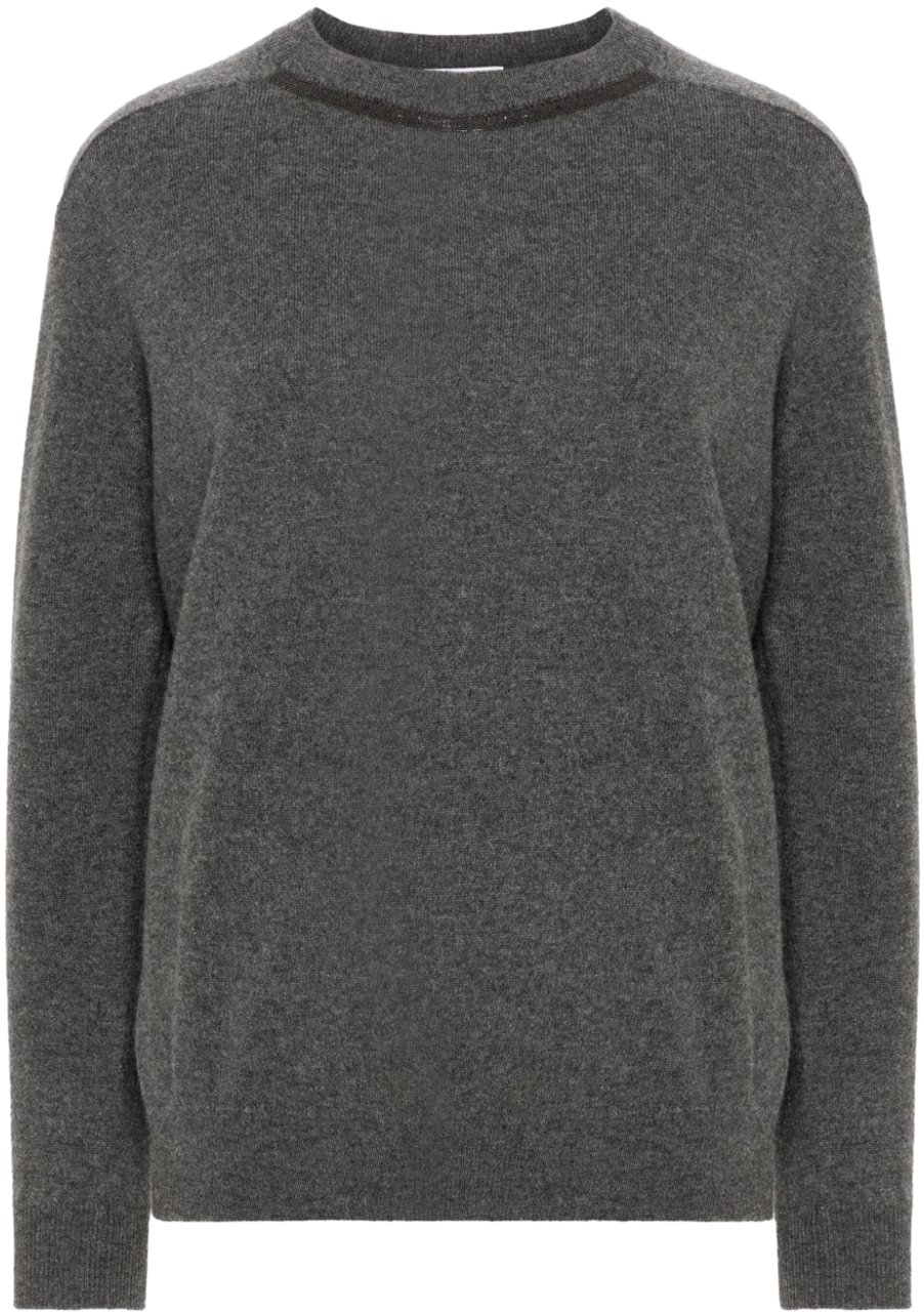 Brunello Cucinelli Girocollo M/l Grijs
