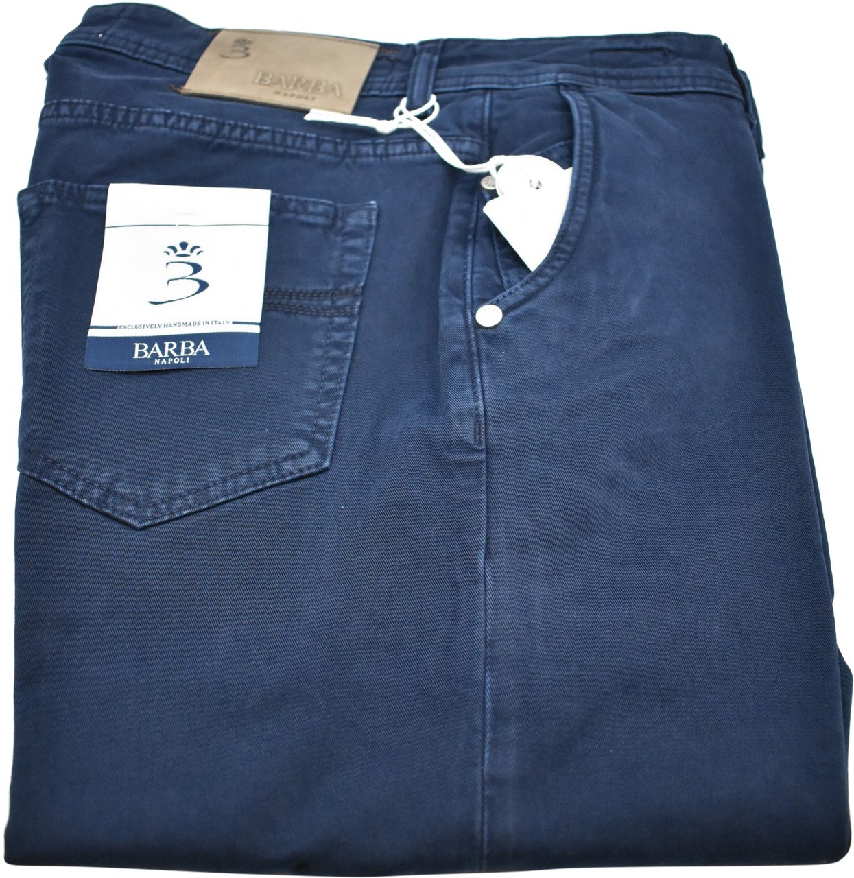 Barba Barba Pantaloni Blu Blauw