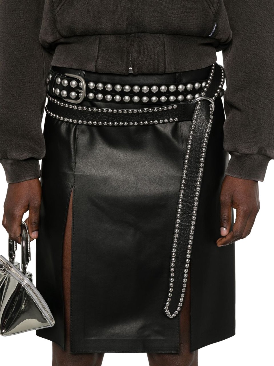 The Attico The Attico Gonne Nero Zwart