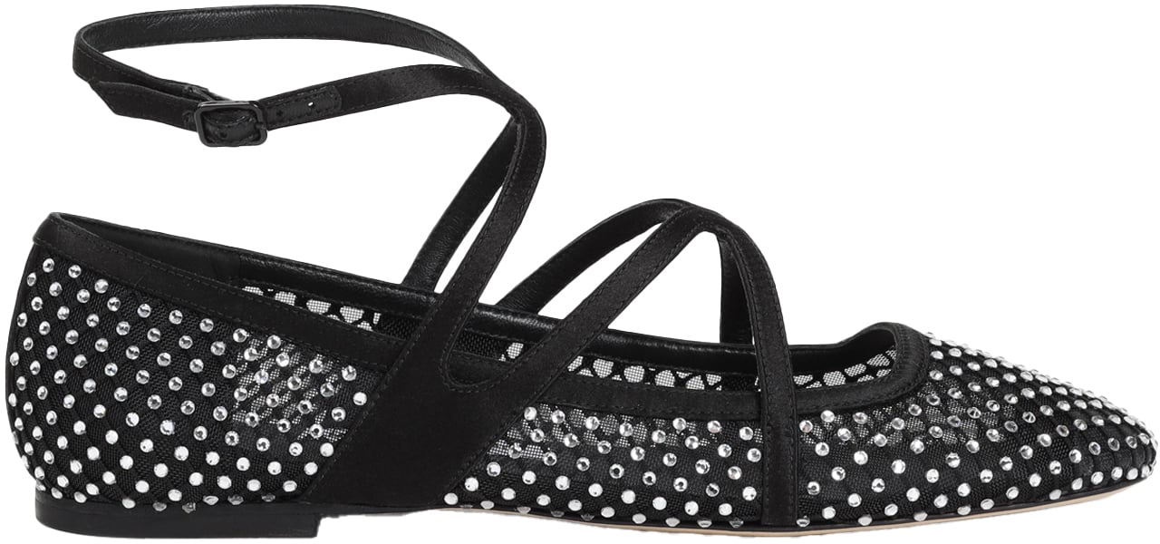 Jimmy Choo JIMMY CHOO ASTORIAFLAT.QHS Zwart