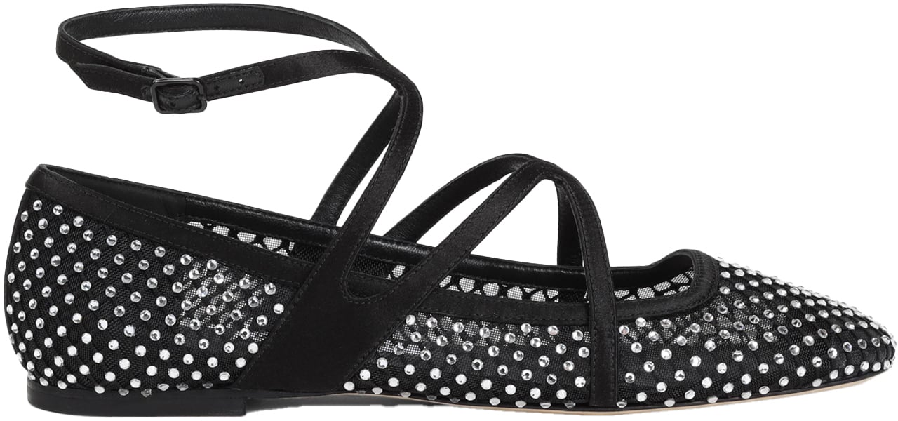 Jimmy Choo JIMMY CHOO ASTORIAFLAT.QHS Zwart