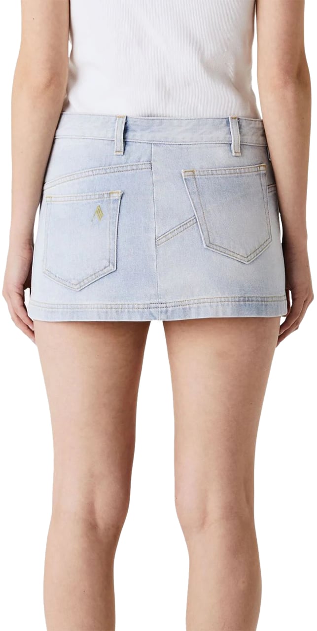 The Attico The Attico Skirts Clear Blue Blauw