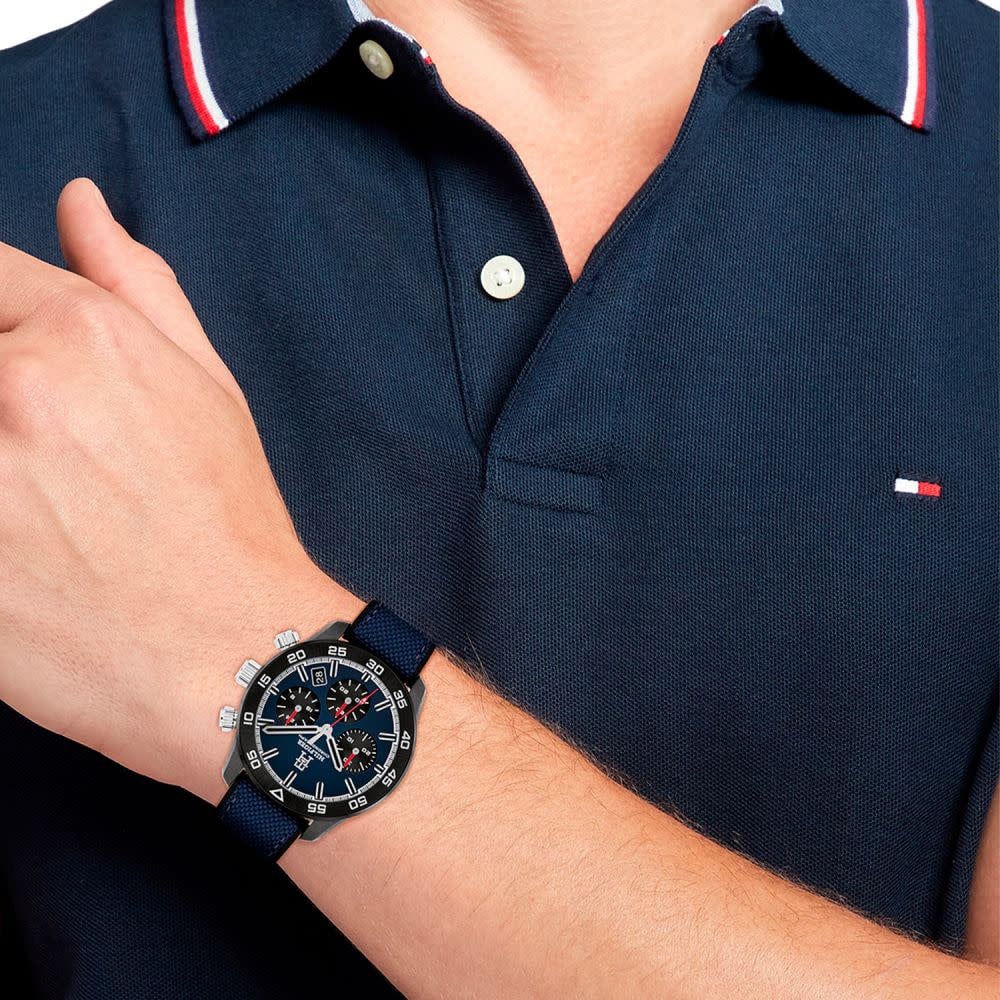 Tommy Hilfiger Tommy Hilfiger TH1792183 Horloge Heren Carbon 42mm Zwart