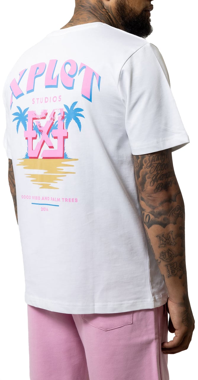 XPLCT Studios Vibe Tee | White Wit