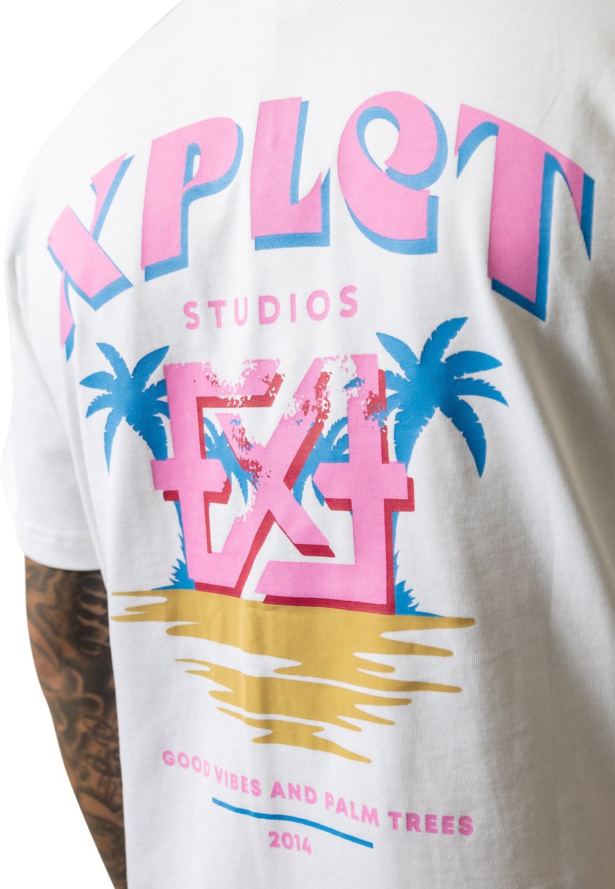 XPLCT Studios Vibe Tee | White Wit