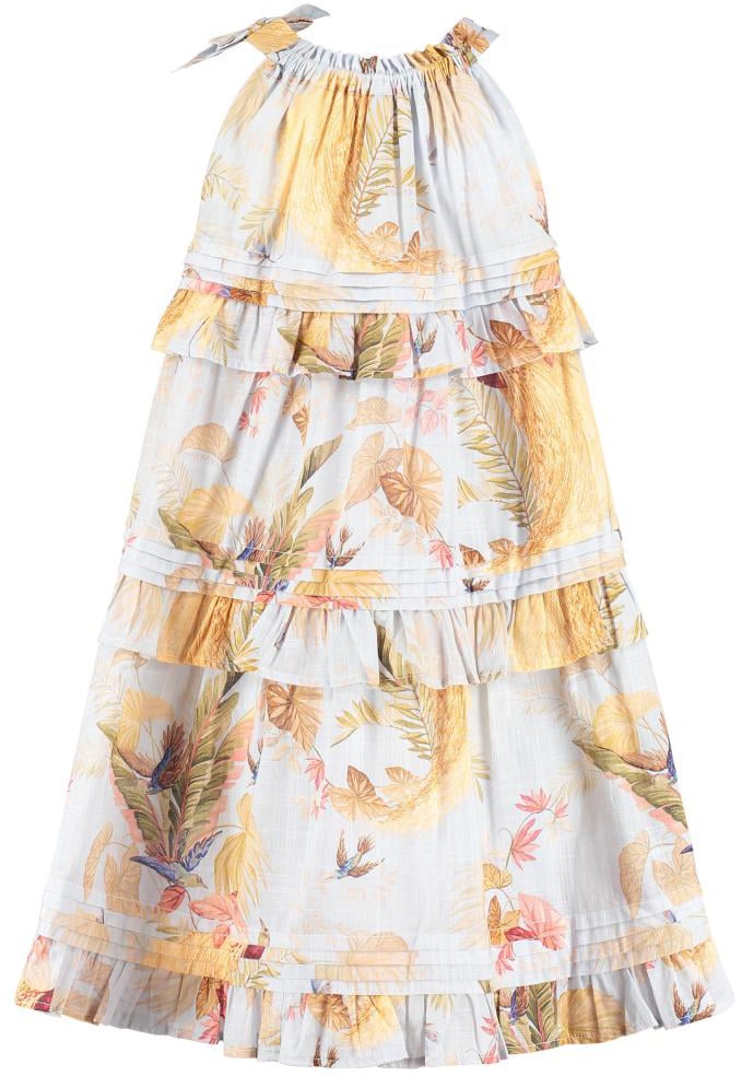 Zimmermann Rhiannon Kids Swing Dress Blauw