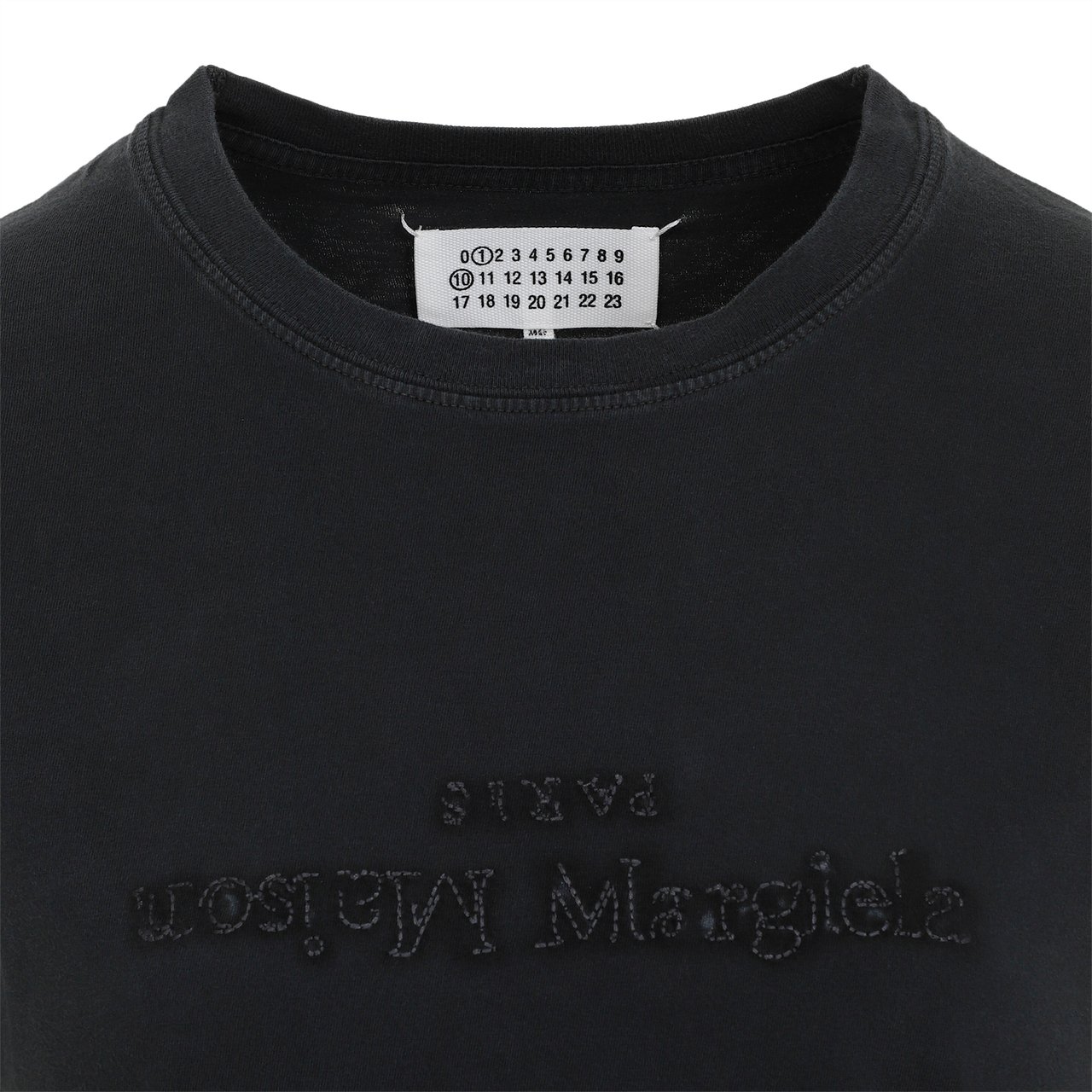 Maison Margiela T-shirts And Polos Black Zwart