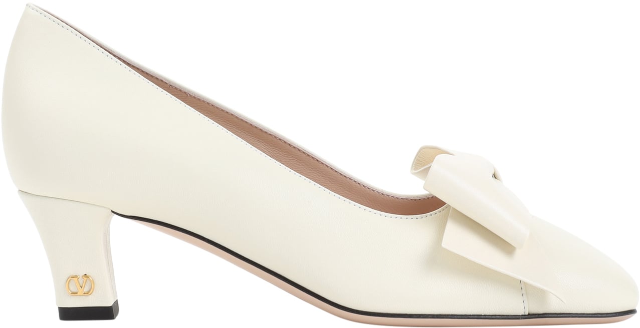 Valentino Garavani Bowow Pump T45 Bianco Wit