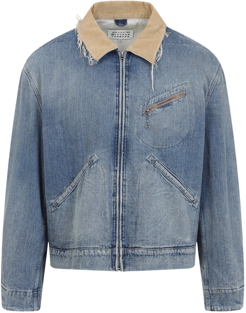 Maison Margiela Denim Jacket Blu Blauw