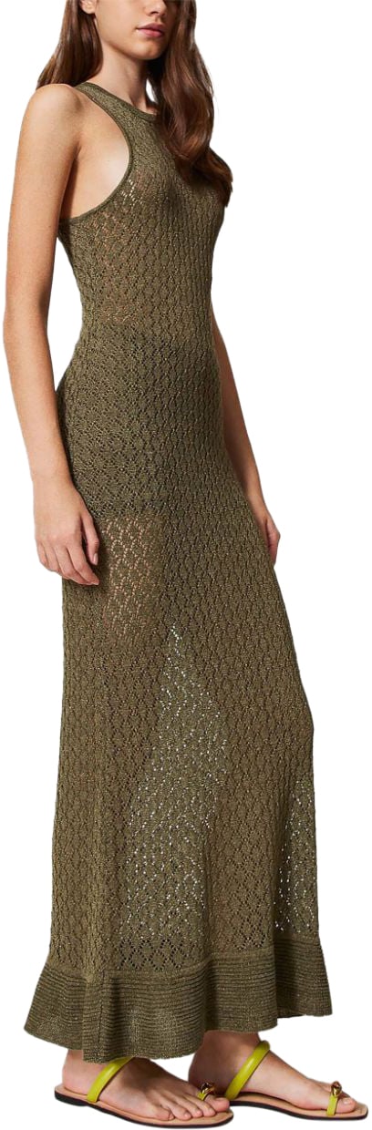 Twin-set Dresses Green Groen