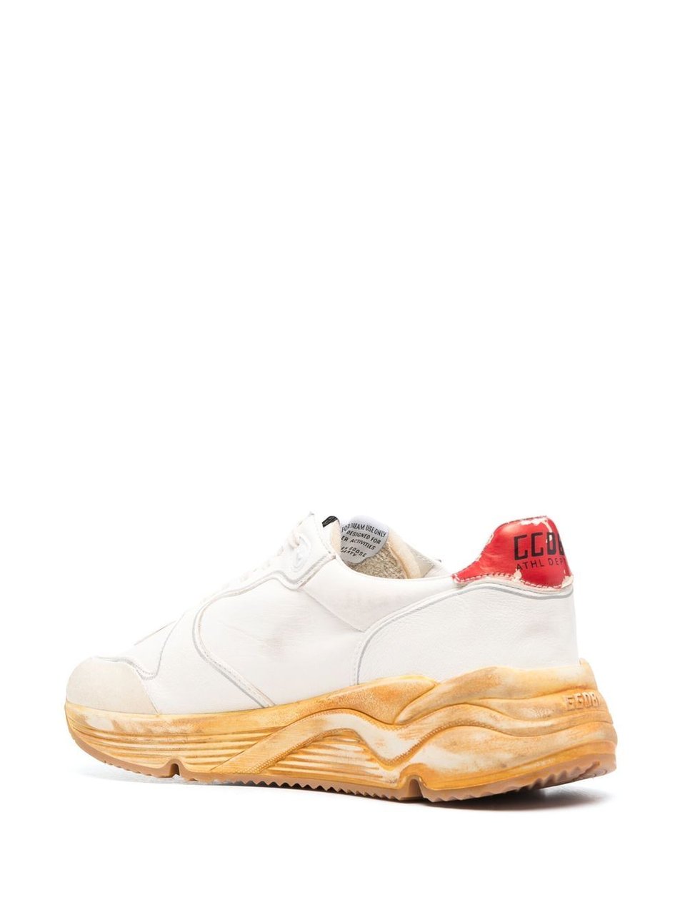 Golden Goose Heren Running Sole Sneaker Wit Wit