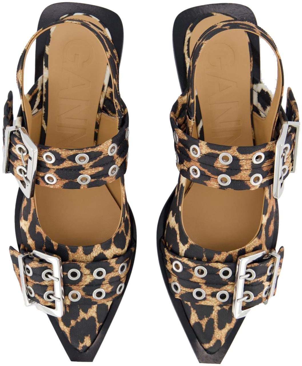 Ganni Sandalen S2947 Bruin