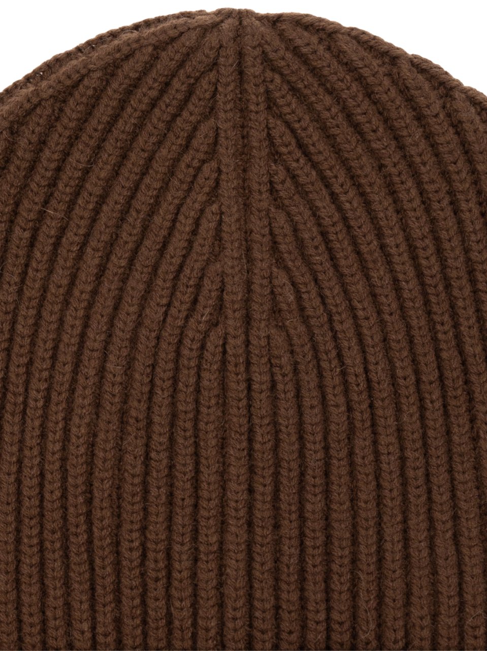 Dolce & Gabbana Ribbed Wool/cashmere Beanie Bruin