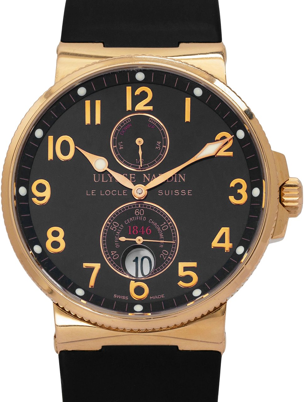 Ulysse Nardin Maxi Marine Zwart