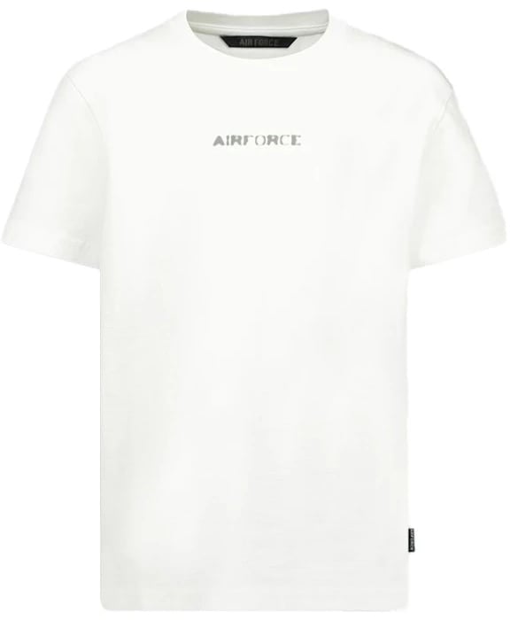 Airforce Hazy Round T-shirt Wit