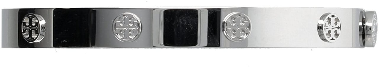 Tory Burch Miller Stud Hinge bracelet Zilver