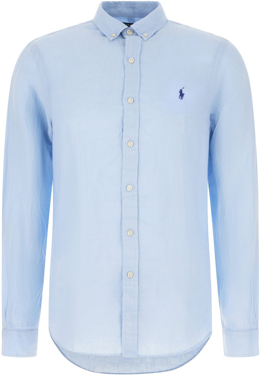 Ralph Lauren Ralph Lauren Light blue linen shirt Lichtblauw