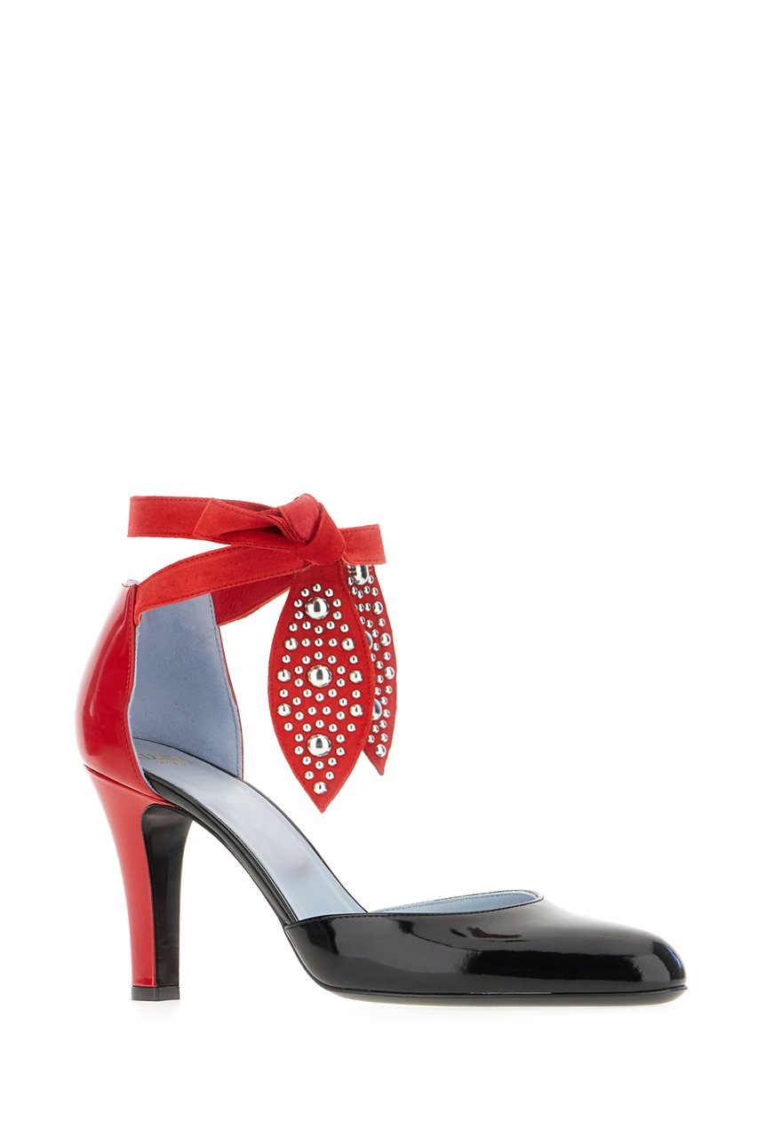 Valentino Valentino Two-tone leather Foliefoliage pumps Divers
