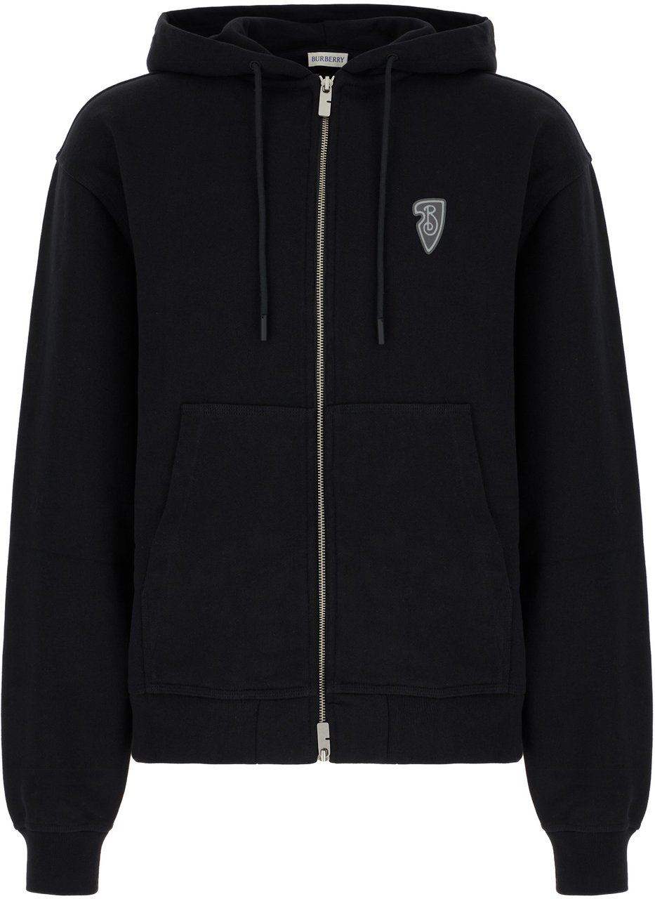Burberry Burberry Black cotton sweatshirt Zwart