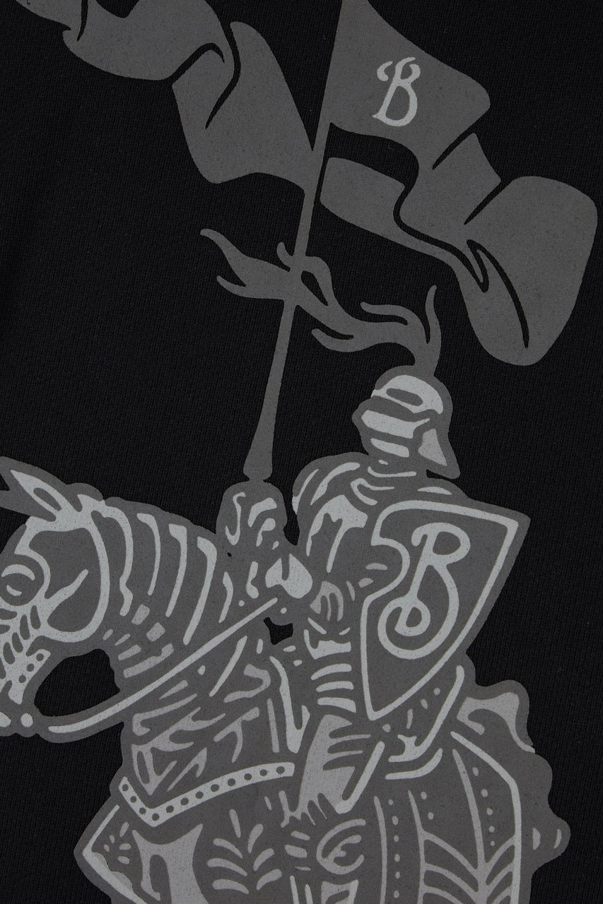 Burberry Burberry Black cotton sweatshirt Zwart