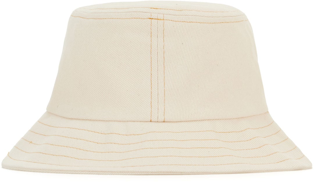 AMI Paris AMI Paris Ivory denim bucket hat Neutraal