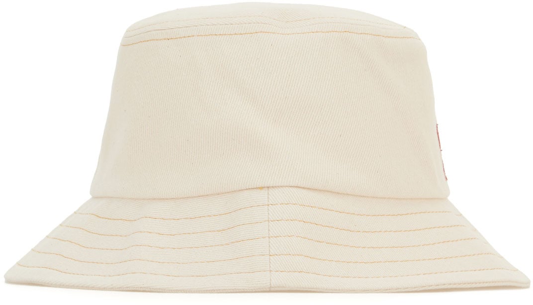 AMI Paris AMI Paris Ivory denim bucket hat Neutraal