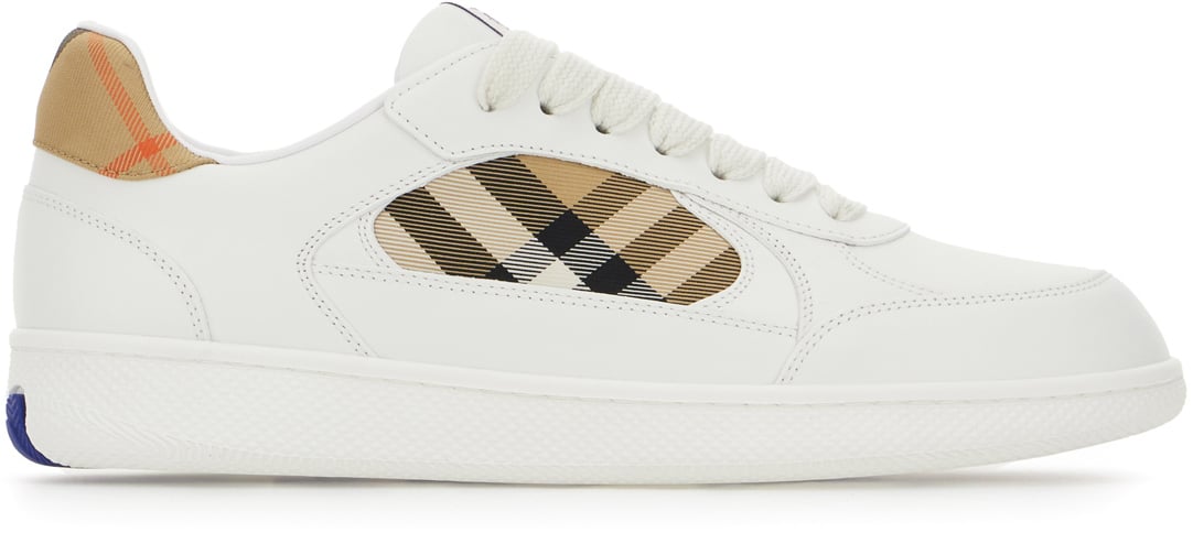 Burberry Burberry White leather Terrence sneakers Wit