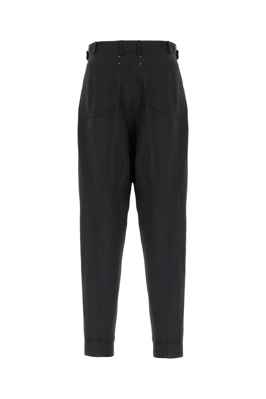 Maison Margiela Maison Margiela Midnight blue wool blend pants Blauw