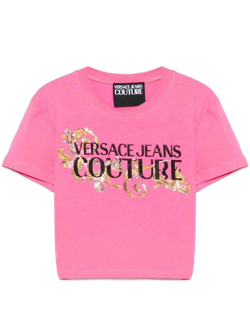Versace Jeans Couture T-Shirts And Polos Pink Roze