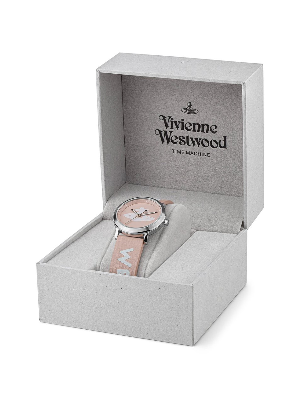 Vivienne Westwood Ladbroke Orb Logo 35mm Quartz Watch Roze