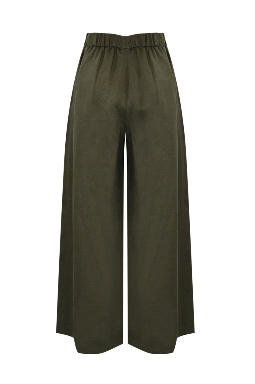 Max Mara Trousers Green Groen