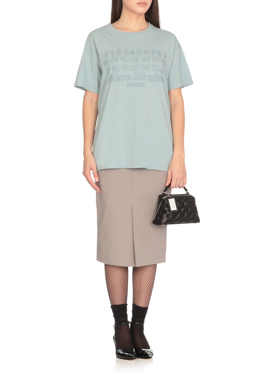 Maison Margiela T-Shirts And Polos Light Blue Blauw