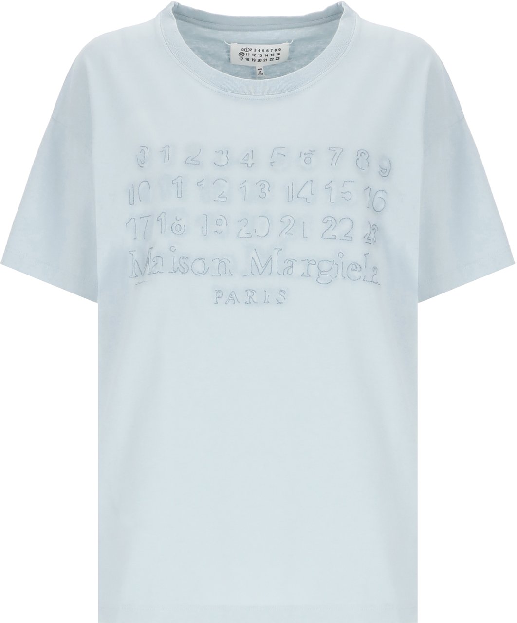 Maison Margiela T-Shirts And Polos Light Blue Blauw