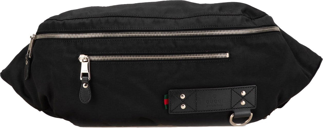 Gucci Nylon Belt Bag Zwart