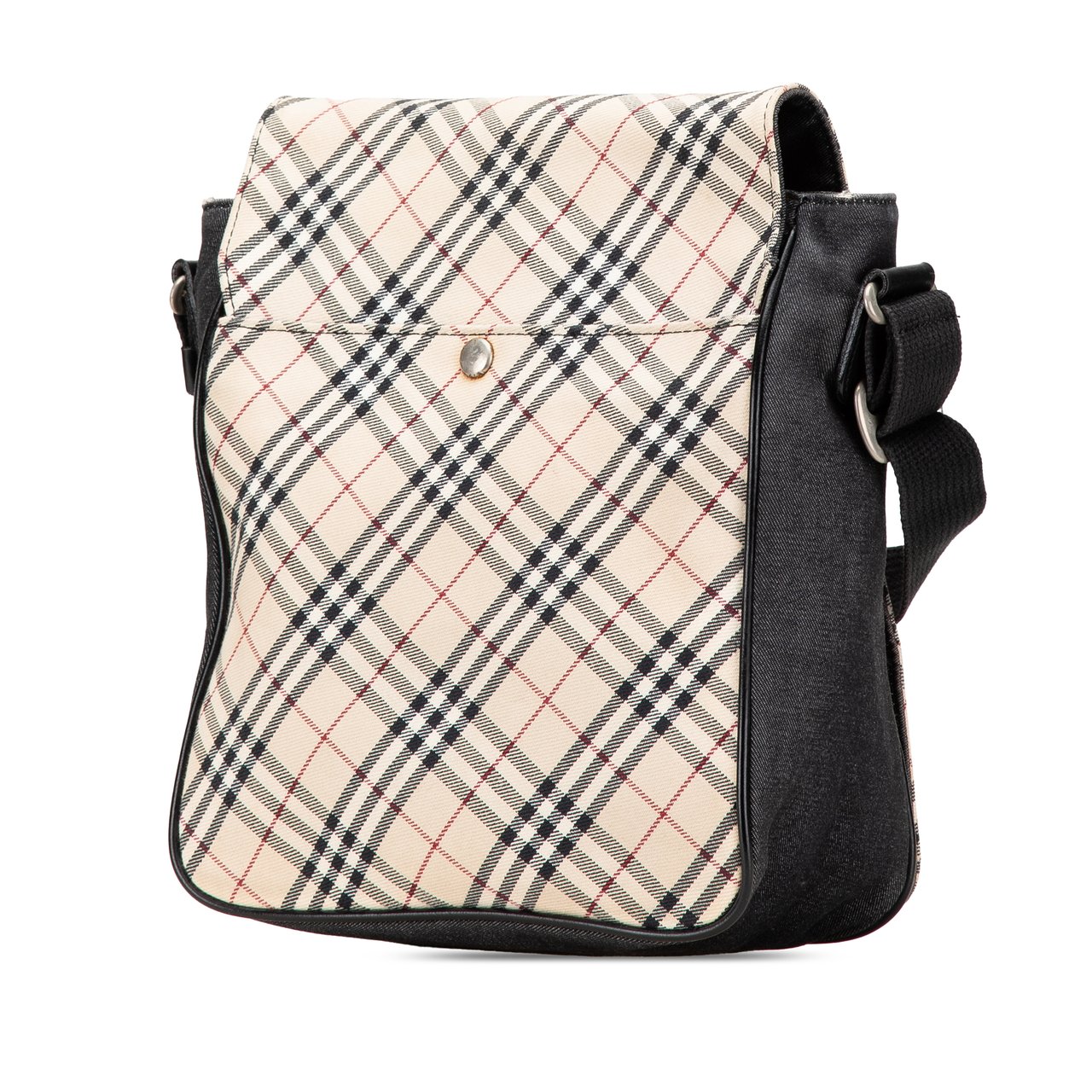 Burberry 2000-2017 Nova Check Canvas and Denim Crossbody Vanaf