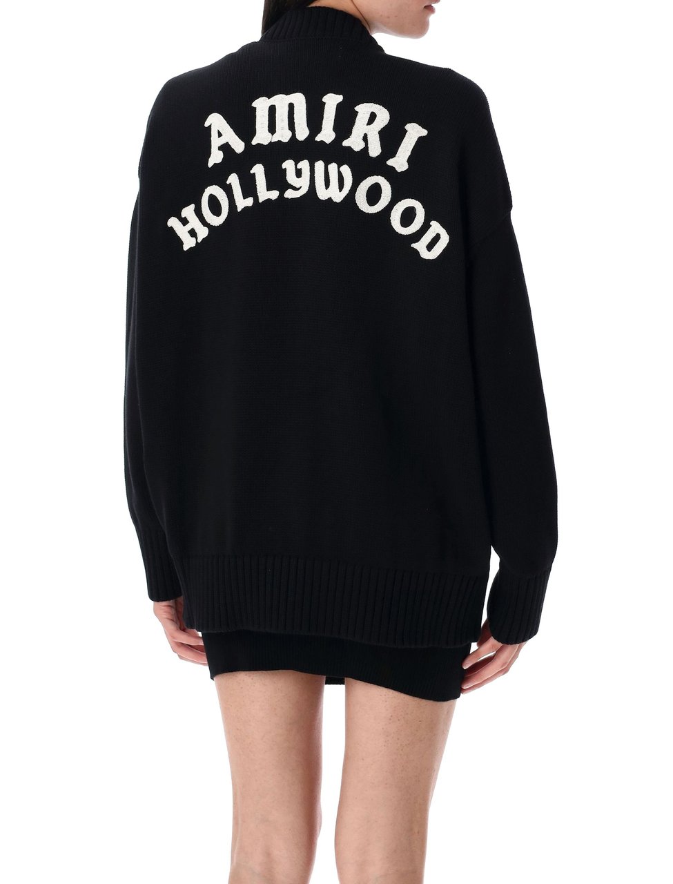 Amiri Cardigan Hollywood Nero Zwart