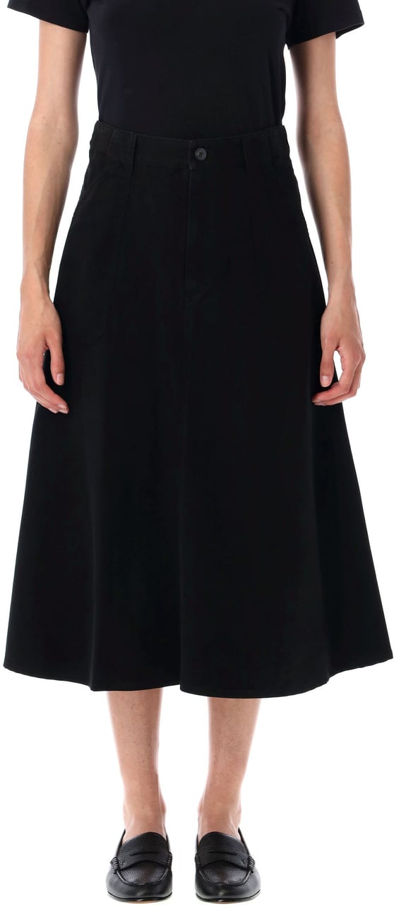 A.P.C. Laurie Midi Skirt Nero Zwart
