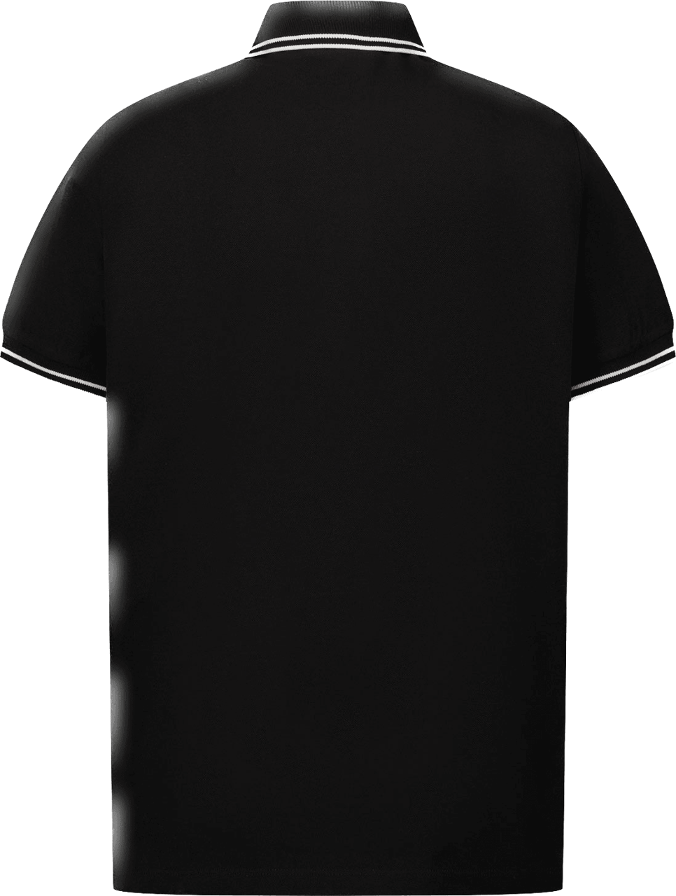 Stone Island Junior Stone Island Kinder Jongens Polo Zwart Zwart