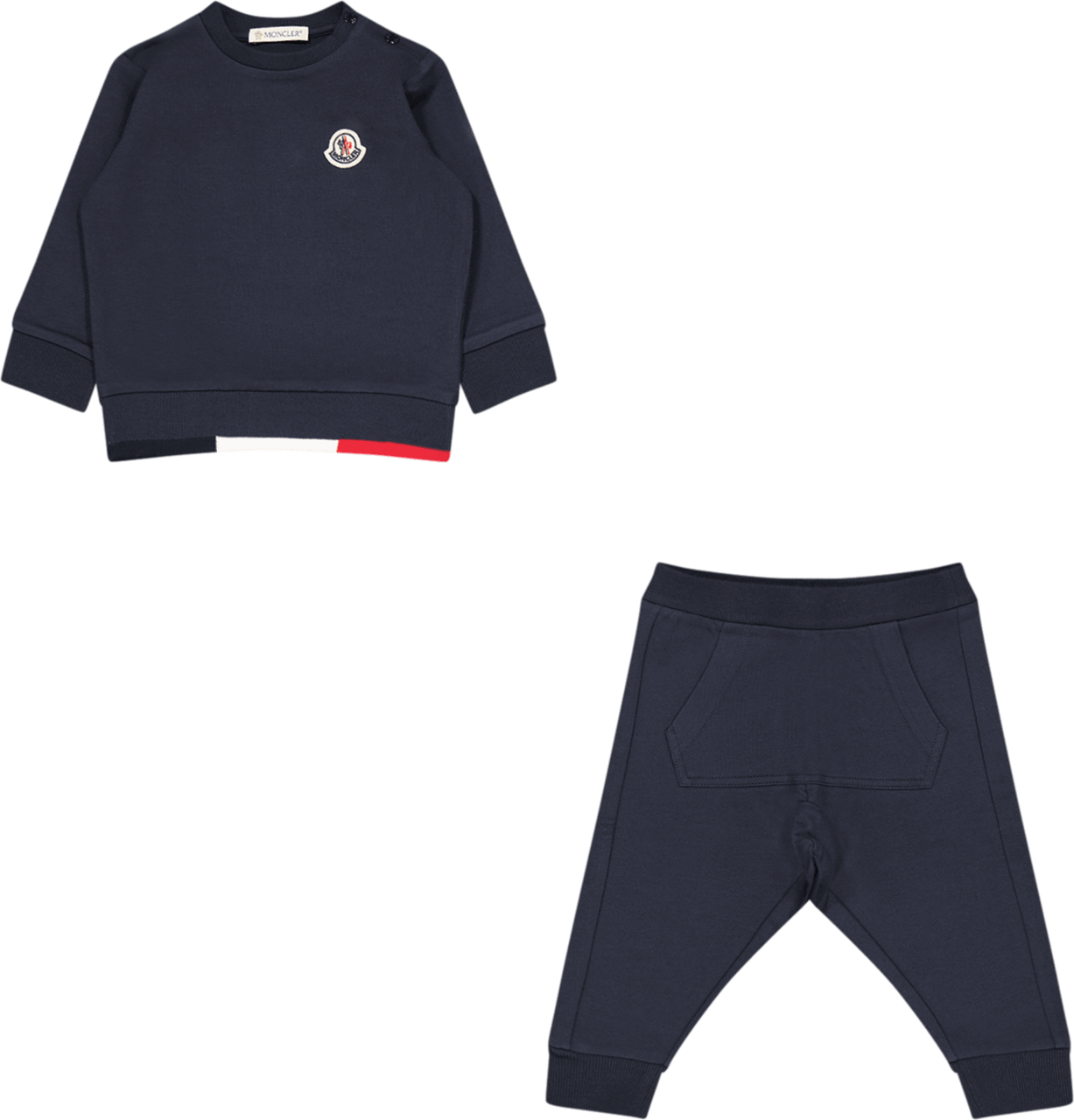 Moncler Moncler Baby Jongens Joggingpak Navy Blauw