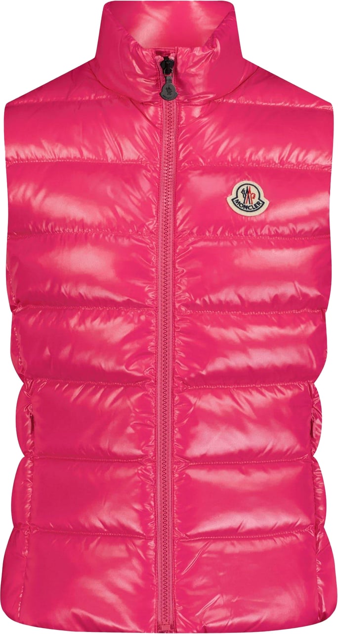 Moncler Moncler Meisjes Bodywarmer Fuchsia Roze