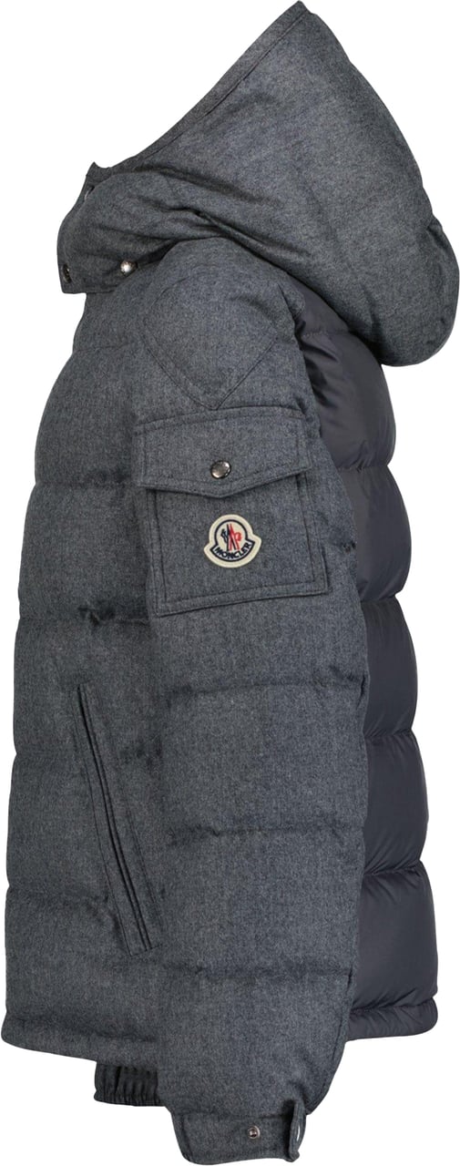 Moncler Moncler Montgenevre Jongens Winterjas Grijs Grijs