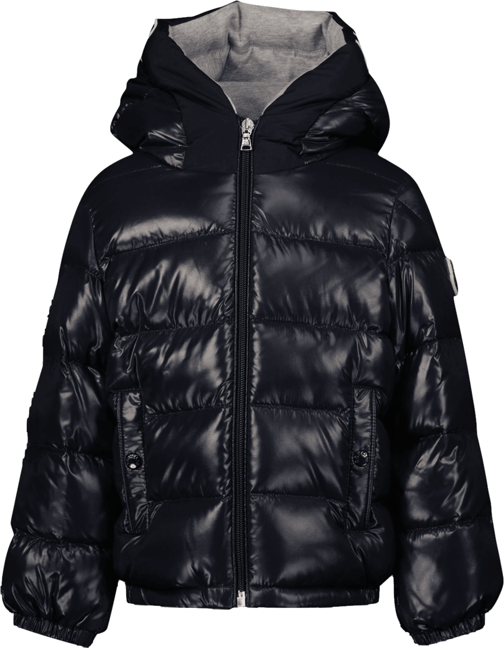 Moncler Moncler Baby Jongens Jas Navy Blauw