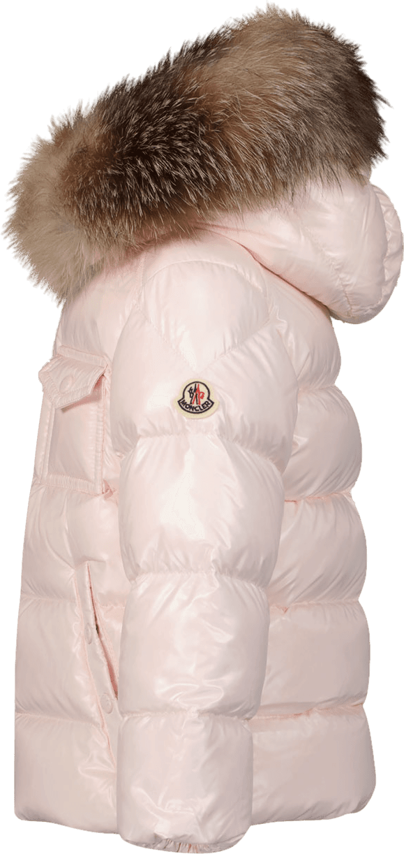 Moncler Moncler Baby Meisjes Jas Licht Roze Roze